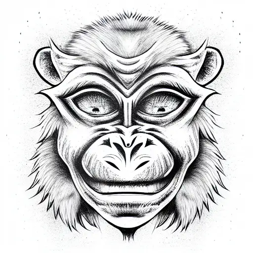 Monkey Demon Mask