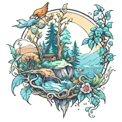 Full Color Nature Sleeve