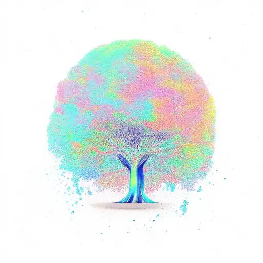 Tree With A Dna Trunk