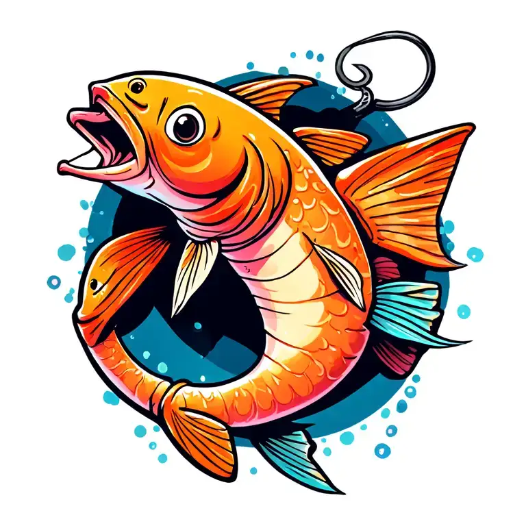 Hook And Gummy Candy Catfish