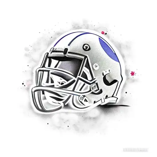 Georgia Bulldogs Football Helmet Surrounded By Flowers