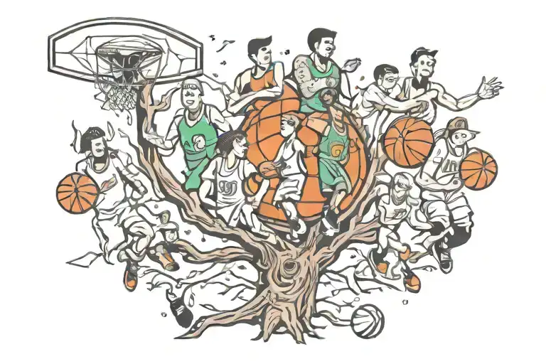 Basketball Family Tree
