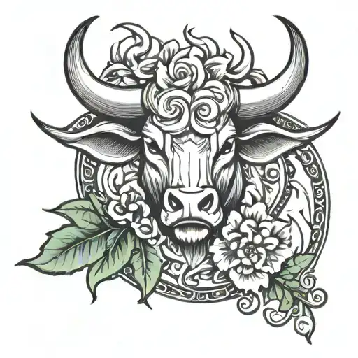 Taurus Bull Chargin Flower