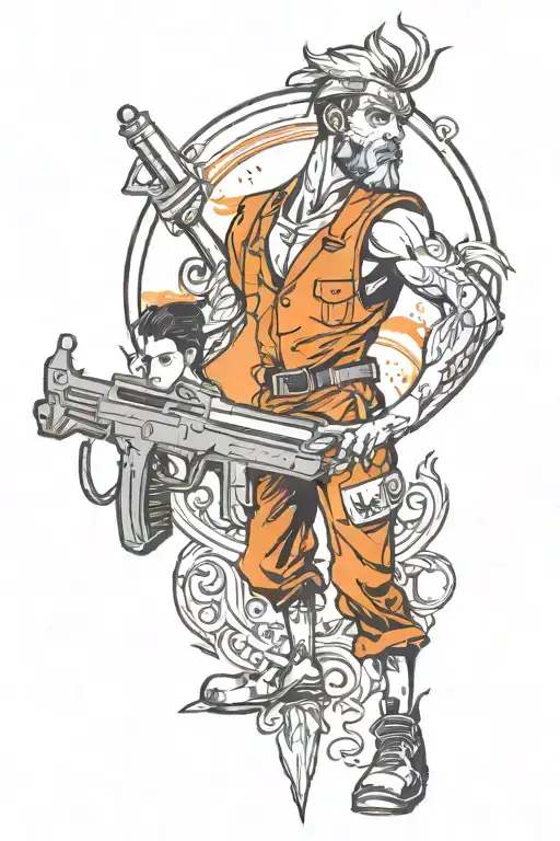 Weapon Guy And The Mirror Reflection