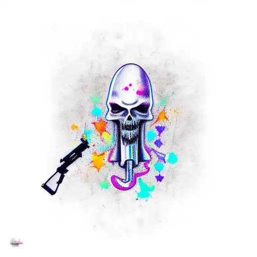 Ghost With Gun