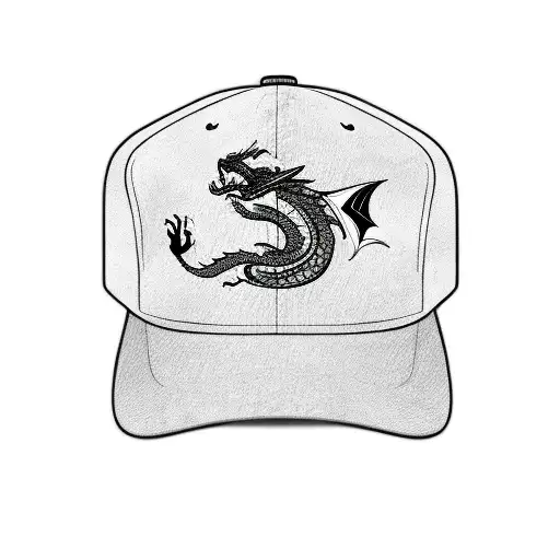 A Dragon Wearing A Hat With A Nike Logo