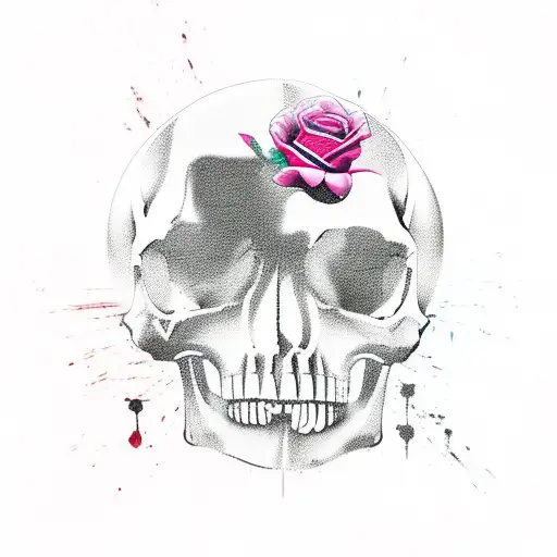 Uzi Rose Skull