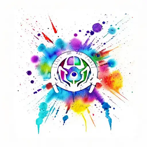 Watercolor Slipknot Logo
