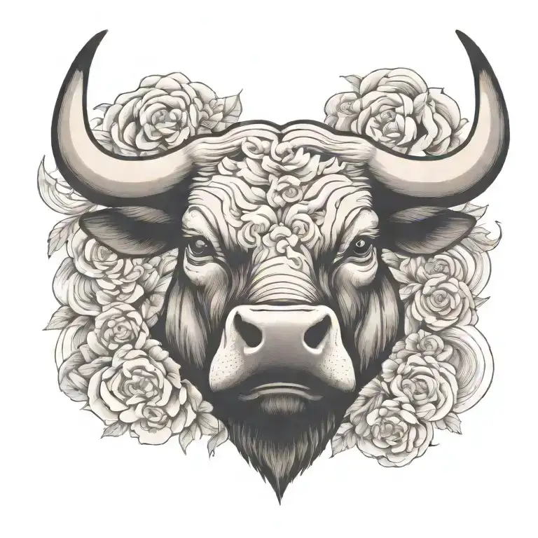 Floral Bull
