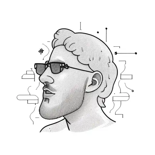 Guy In A Room Full Of Thoughts