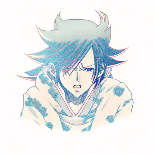 Anime Character Surrounded By A Flock Of Itachi Crows