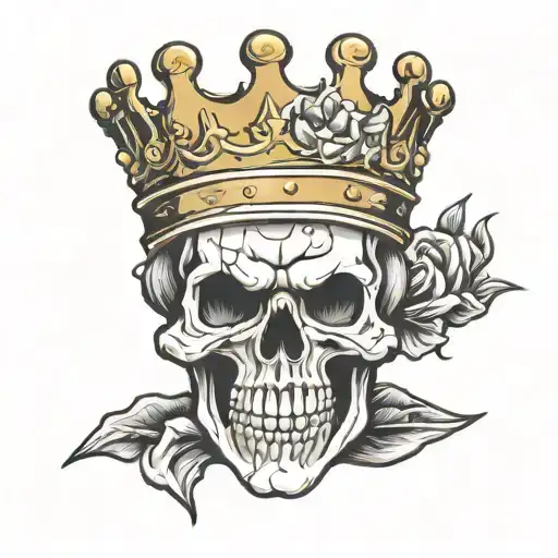 Skull Mouth Open Crown