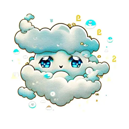 Cloud With Crying Eyes Pretty