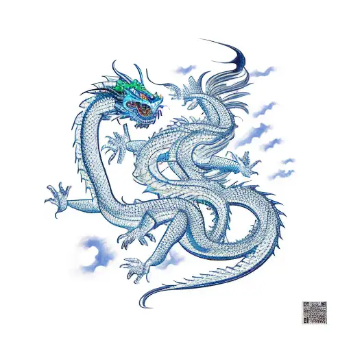 An 88-Shaped Dragon Representing The Client's Life Path Number