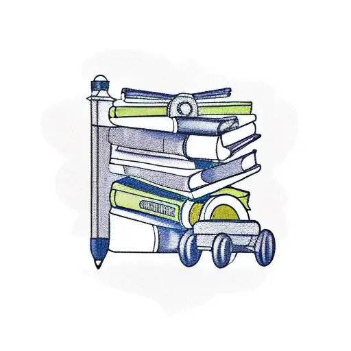 Book And Rollerskates