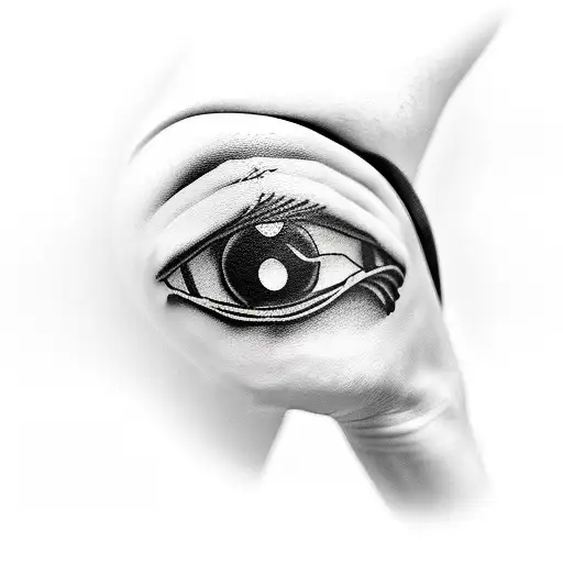 Black And White Sleeve Tattoo With Gemoetry Transitioning In To Flames