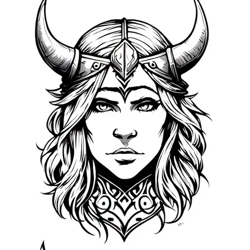 Viking Female Face