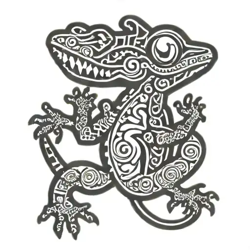 Gecko Aztec Symbols