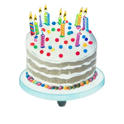 A Birthday Cake Design