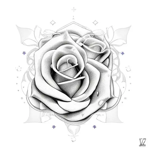 Leo Zodiac With Roses