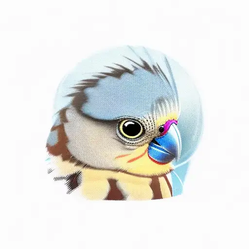 Cockatiel In Star Wars Look