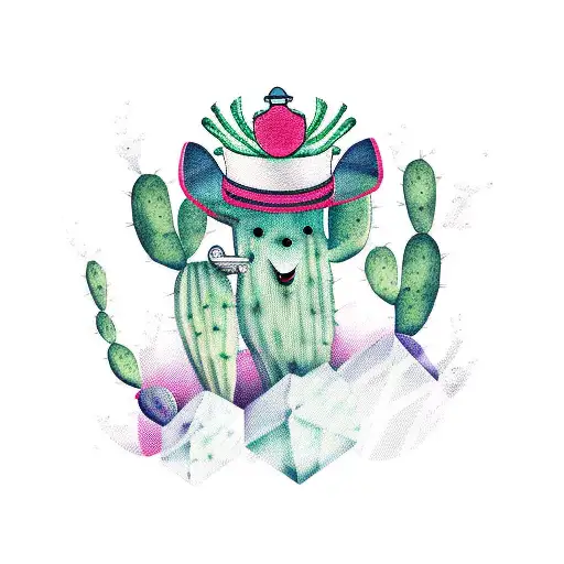 Cactus Wearing A Sailors Hat