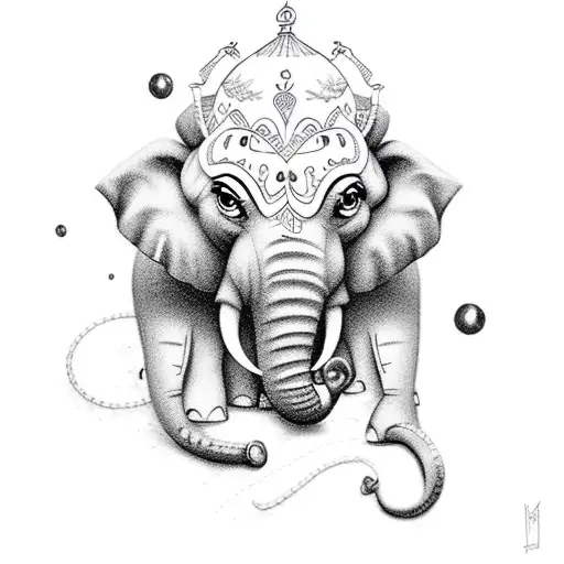 Elephant With Princess And The Frog