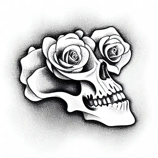 Skull And Roses