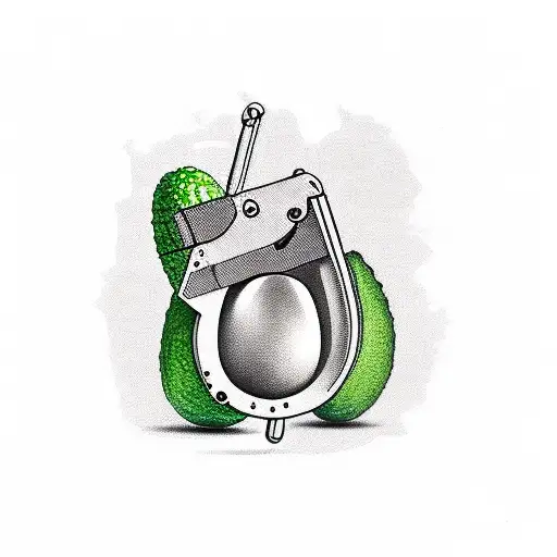 Avocado With A Gun
