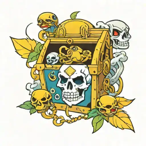 Pokemon Skull And Treasure Chest