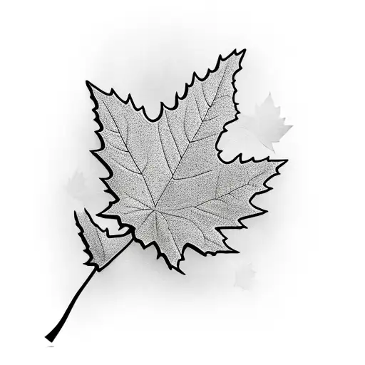 Maple Leaf With Any Word