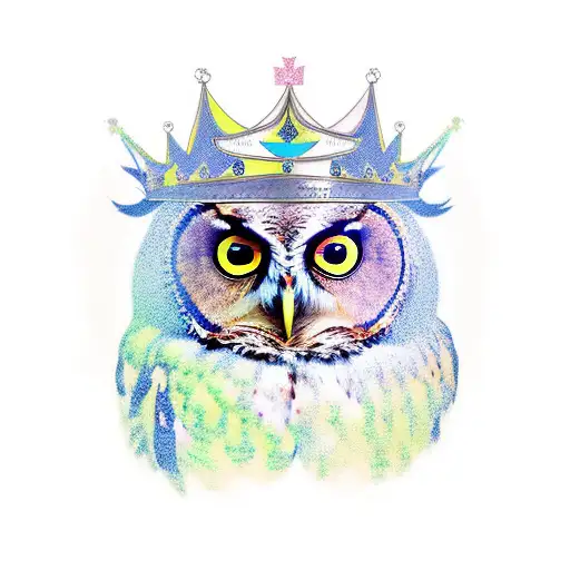 The Owl With Crown