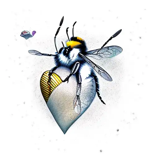 Wild Bee Real Heart