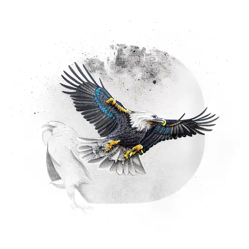 Raven And Eagle