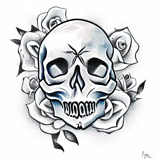 Skull And Roses