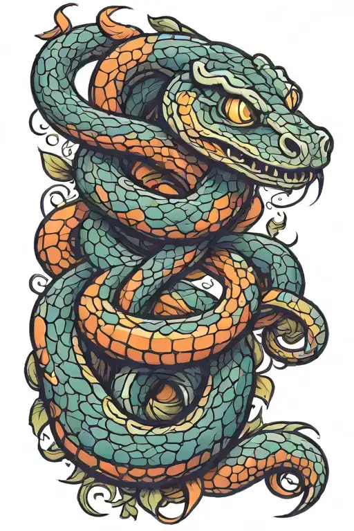 Snake And Nores Mythology Inspired