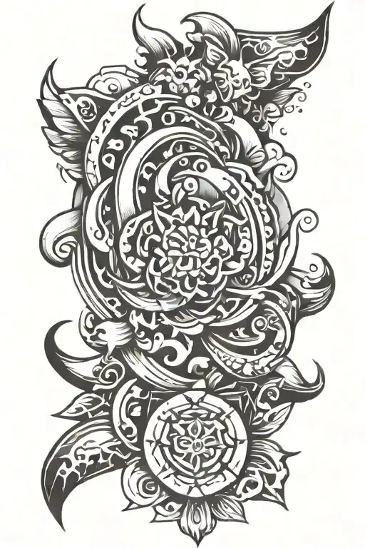 Incorporate A Powerful Mantra Into A Design Symbolizing Strength And Resilience