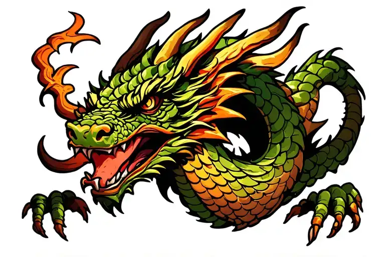 Dragon Scales With Money