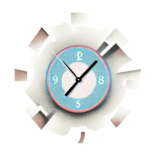 Broken Clock Money Cross