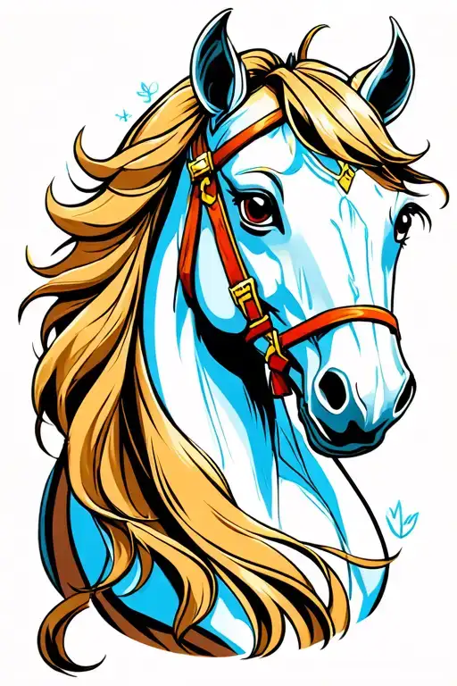 Disney Elsa Castle Ice Horse