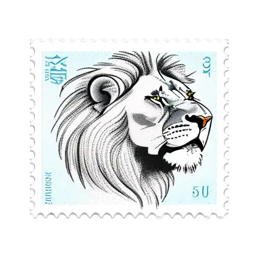 Stamp With Lion