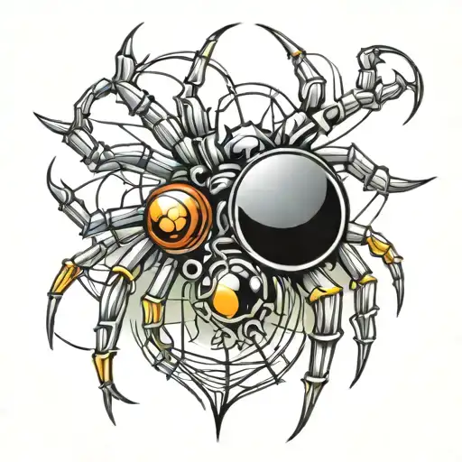 Chrome Plated Spider