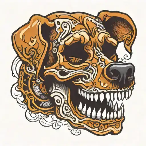 Wiener Dog Skull