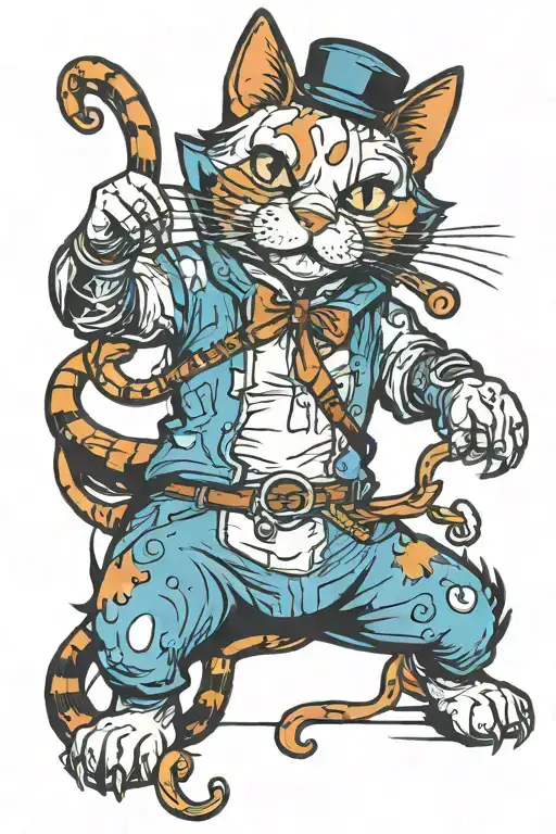 Spooky Calico Cat Playing