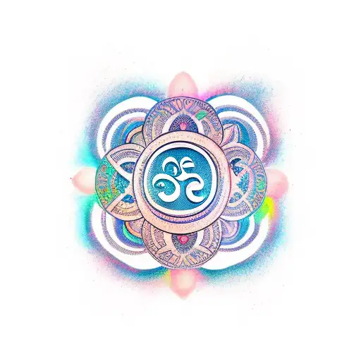 Om In Circle