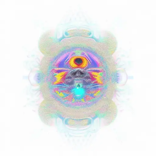 Psychedelic Inner Leg Piece