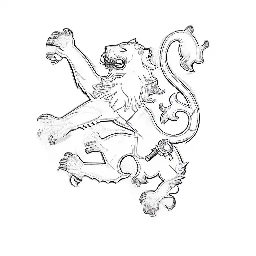 A Scottish Lion Cyber Sigilism