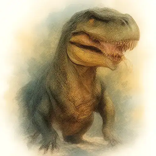 Dinosaur Father And Son