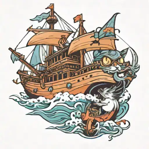 The Evil Cat Devours The Ship