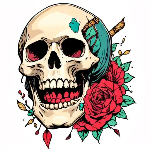 Skull Sharing My Internal Pain